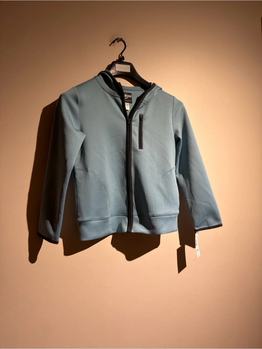 OshKosh B'gosh Sky Blue Hooded Zip Jacket